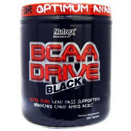 Nutrex Research Labs, BCAA Drive Black, 200 Tablets