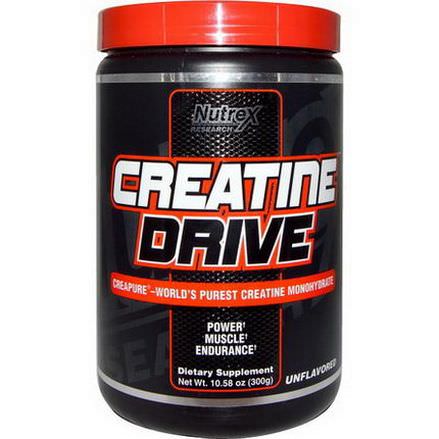 Nutrex Research Labs, Creatine Drive, Unflavored 300g