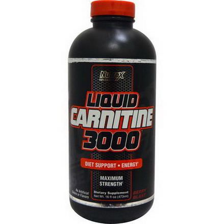 Nutrex Research Labs, Liquid Carnitine 3000, Berry Blast 473ml