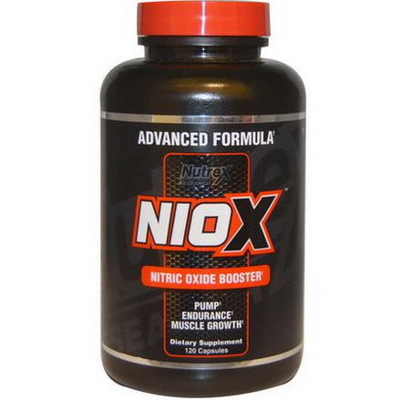 Nutrex Research Labs, Niox, Nitric Oxide Booster, 120 Capsules