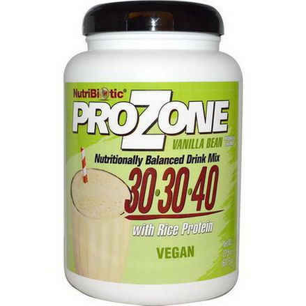 NutriBiotic, Prozone, Nutritionally Balanced Drink Mix, Vanilla Bean 637.5g