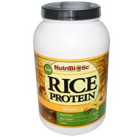 NutriBiotic, Rice Protein, Vanilla 1.36 kg