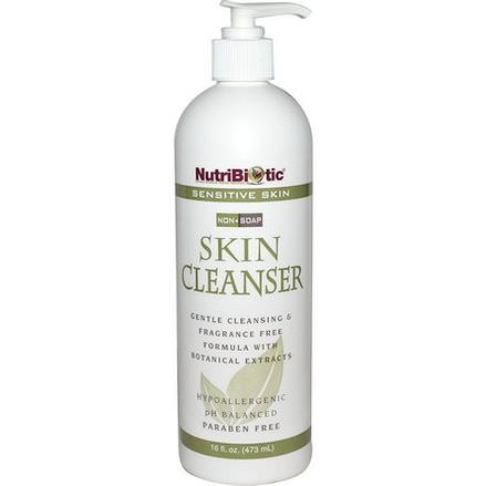 NutriBiotic, Skin Cleanser, Fragrance Free, Non-Soap 473ml