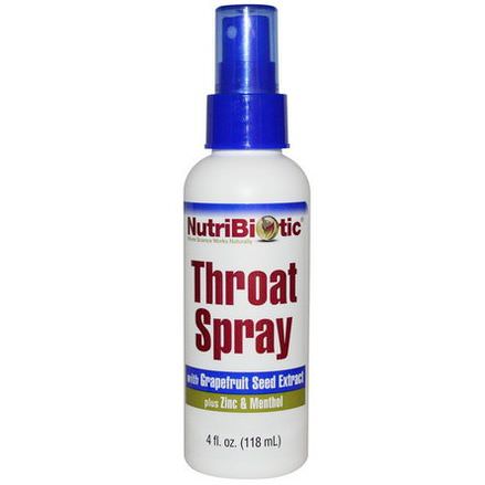 NutriBiotic, Throat Spray 118ml