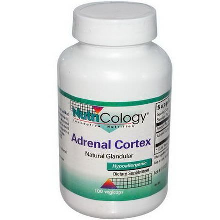 Nutricology, Adrenal Cortex, 100 Veggie Caps