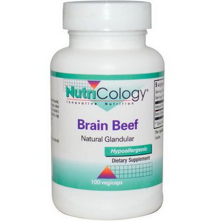 Nutricology, Brain Beef, 100 Veggie Caps