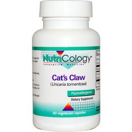 Nutricology, Cat's Claw, 60 Veggie Caps