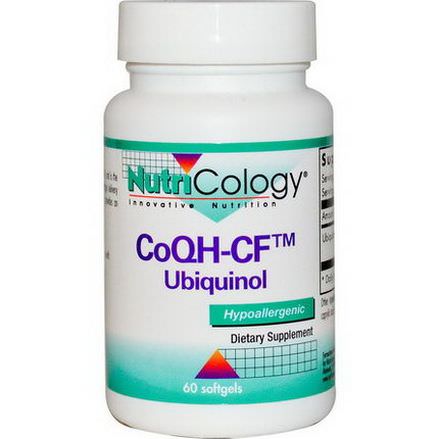 Nutricology, CoQH-CF Ubiquinol, 60 Softgels