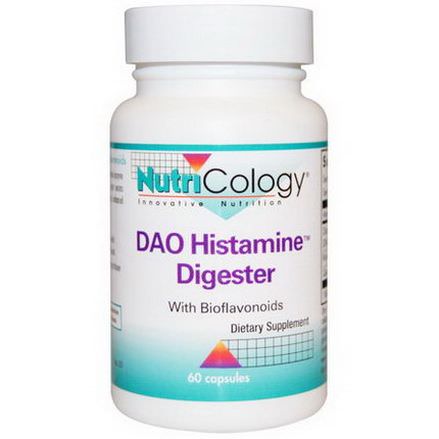 Nutricology, DAO Histamine Digester, 60 Capsules