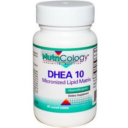 Nutricology, DHEA 10, 60 Scored Tablets