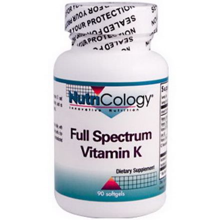 Nutricology, Full Spectrum Vitamin K, 90 Softgels