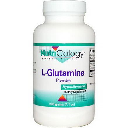 Nutricology, L-Glutamine, Powder 200g