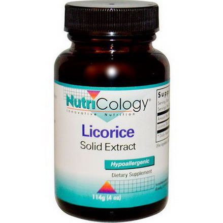 Nutricology, Licorice, Solid Extract 114g