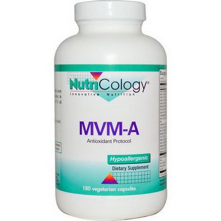 Nutricology, MVM-A, 180 Veggie Caps