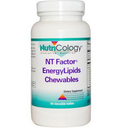 Nutricology, NT Factor EnergyLipids Chewables, 60 Chewable Tablets