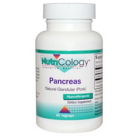Nutricology, Pancreas, 60 Veggie Caps
