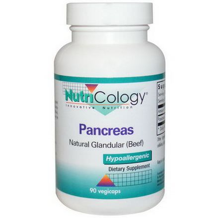 Nutricology, Pancreas, 90 Veggie Caps