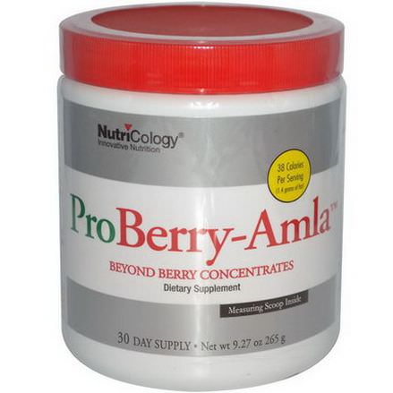 Nutricology, ProBerry-Amla, Beyond Berry Concentrates 265g