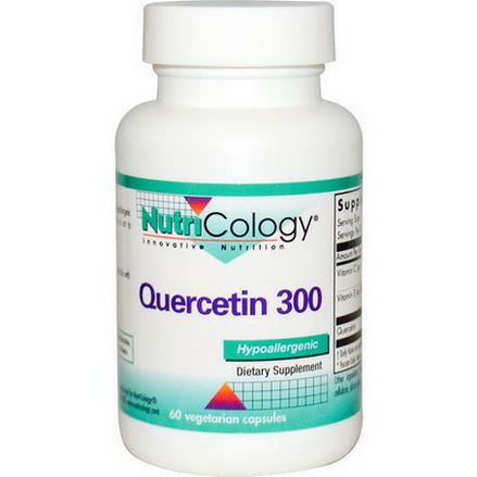 Nutricology, Quercetin 300, 60 Veggie Caps
