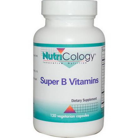 Nutricology, Super B Vitamins, 120 Veggie Caps