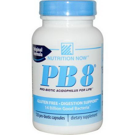 Nutrition Now, PB8, Original Formula, Pro-Biotic Acidophilus, 120 Pro-Biotic Capsules