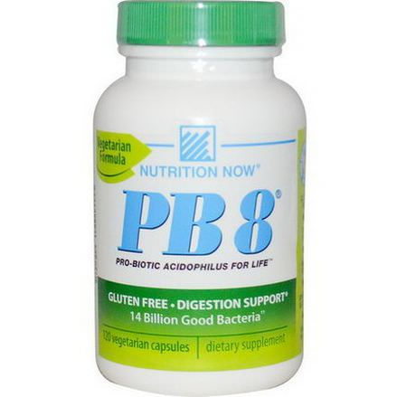 Nutrition Now, PB8, Pro-Biotic Acidophilus For Life, 120 Veggie Caps