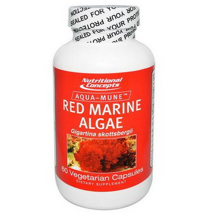 Nutritional Concepts, Red Marine Algae, 60 Veggie Caps