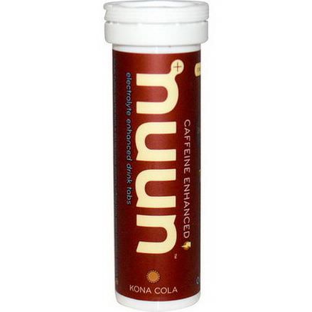 Nuun Hydration, Electrolyte Enhanced Drink Tabs, Kona Cola, 12 Tablets