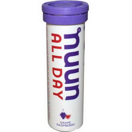 Nuun Hydration, Vitamin Enhanced Drink Tabs, All Day, Grape Raspberry, 15 Tabs 51g