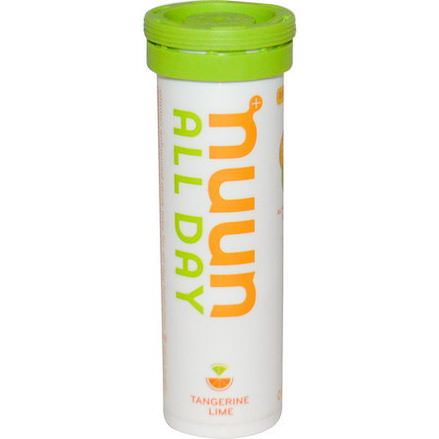Nuun Hydration, Vitamin Enhanced Drink Tabs, All Day, Tangerine Lime, 15 Tabs