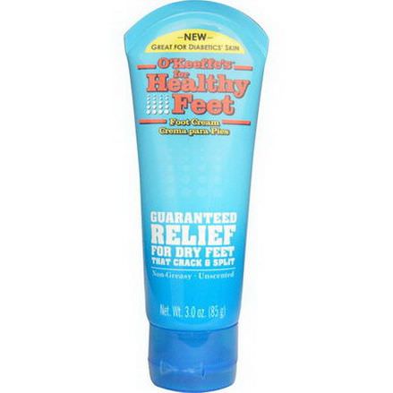 O'Keeffe's, Healthy Feet, Foot Cream, Unscented 85g
