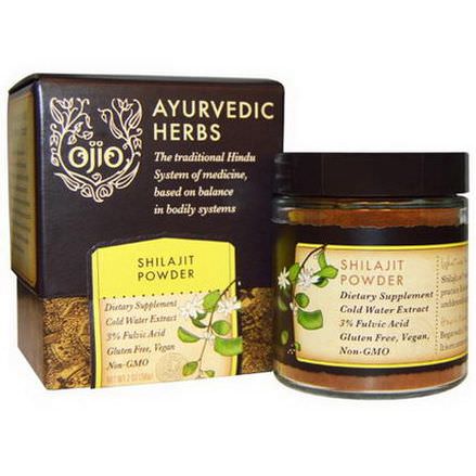 Ojio, Ayurvedic Herbs, Shilajit Powder 56g