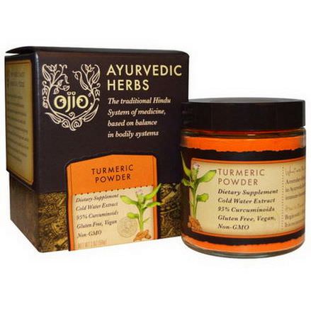 Ojio, Ayurvedic Herbs, Turmeric Powder 56g