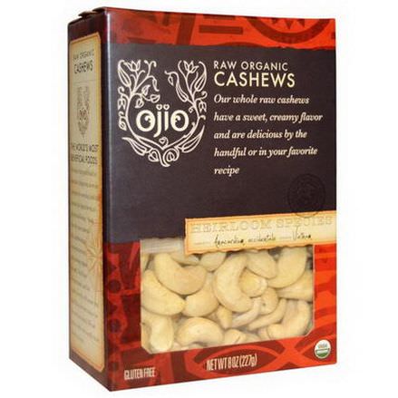Ojio, Raw Organic Cashews 227g