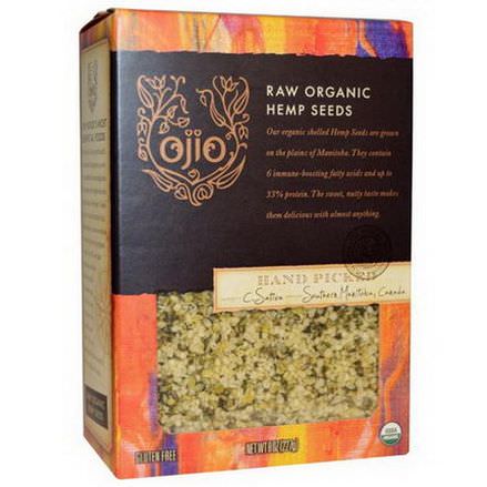 Ojio, Raw Organic Hemp Seeds 227g