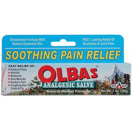 Olbas Therapeutic, Analgesic Salve, Natural Herbal Formula 28g