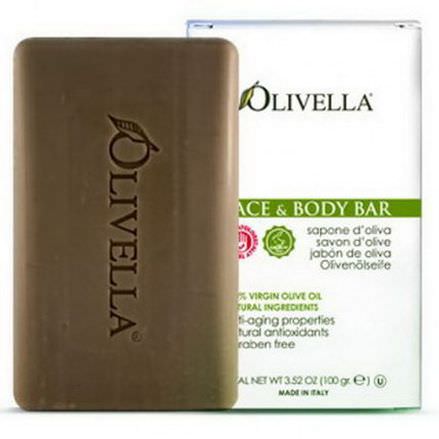 Olivella, Face&Body Bar 100g