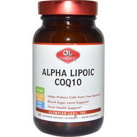 Olympian Labs Inc. Alpha Lipoic, CoQ10, 60 Veggie Caps