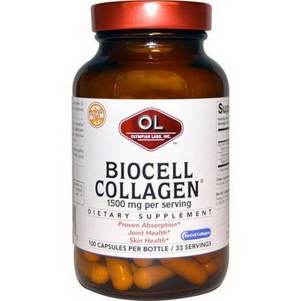 Olympian Labs Inc. BioCell Collagen, 1500mg, 100 Capsules