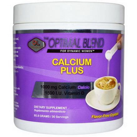 Olympian Labs Inc. Calcium Plus for Women, Flavor-Free Crystals, 85.8g