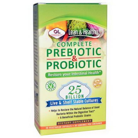 Olympian Labs Inc. Complete Prebiotic&Probiotic, 30 Vegetarian Capsules