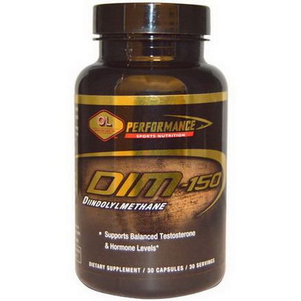 Olympian Labs Inc. Performance Sports Nutrition, DIM, 150mg, 30 Capsules
