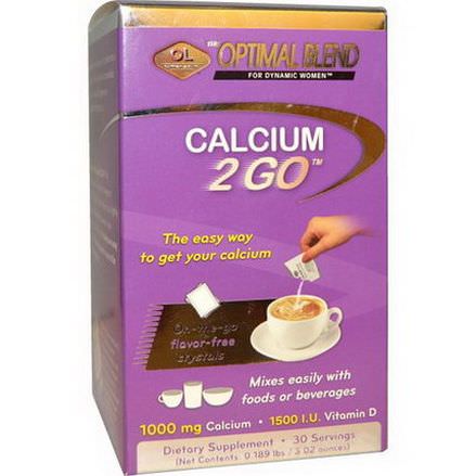 Olympian Labs Inc. The Optimal Blend, Calcium 2 Go, Flavor Free 0.189 lbs