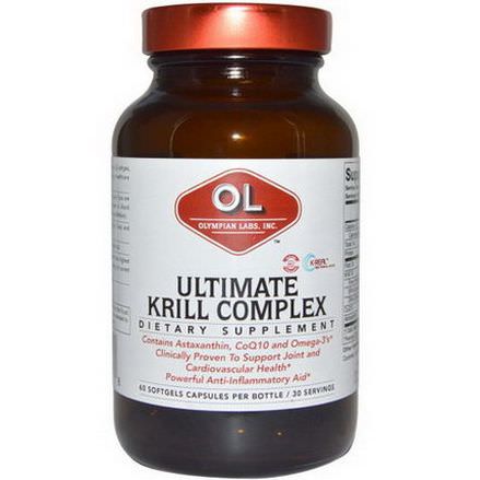 Olympian Labs Inc. Ultimate Krill Complex, 60 Softgel Capsules