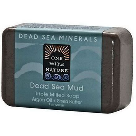One with Nature, Dead Sea Mud Soap Bar 200g
