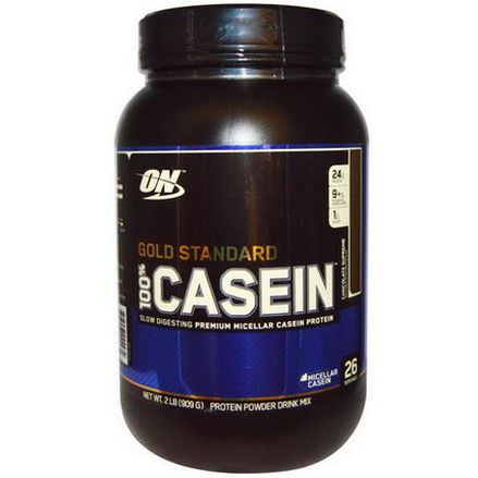 Optimum Nutrition, 100% Casein, Gold Standard, Chocolate Supreme 909g