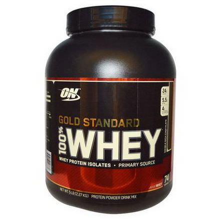 Optimum Nutrition, 100% Whey, Gold Standard, Double Rich Chocolate 2,27 kg