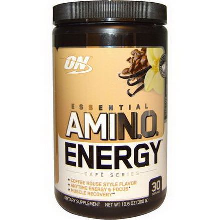 Optimum Nutrition, Essential Amino Energy, Iced Cafe Vanilla Flavor 300g