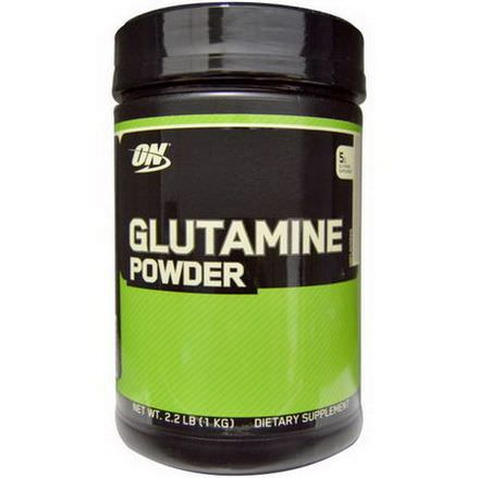 Optimum Nutrition, Glutamine Powder, Unflavored 1 kg