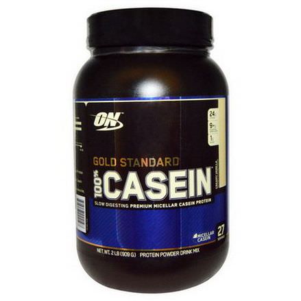 Optimum Nutrition, Gold Standard, 100% Casein, Creamy Vanilla 909g